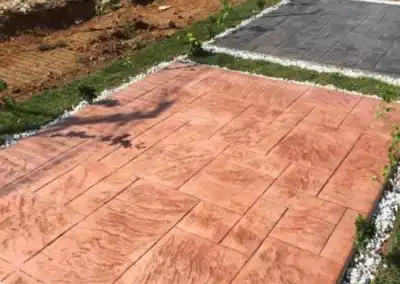 أرضيات صبة مطبوعة مقاومة للعوامل الجوية
