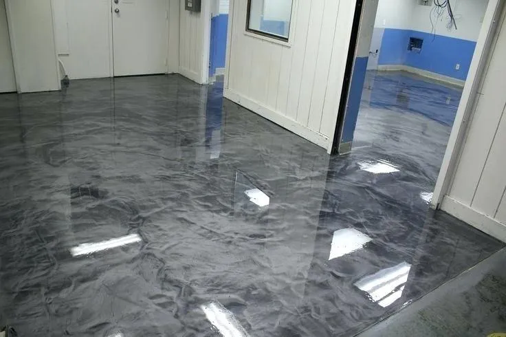  Modern epoxy floor installation in Saudi Arabia